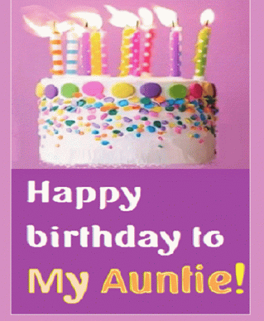 happy birthday my auntie