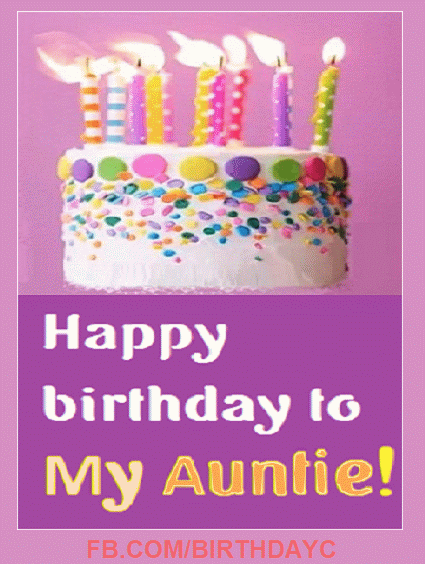 happy birthday my auntie
