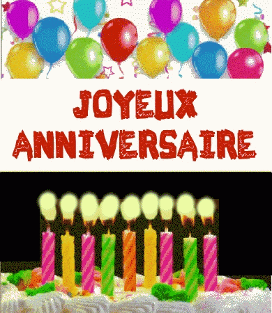 Joyeux Anniversaire GIFs