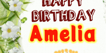 Happy Birthday Amelia