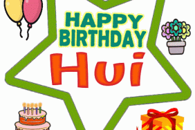 Happy birthday Hui gif