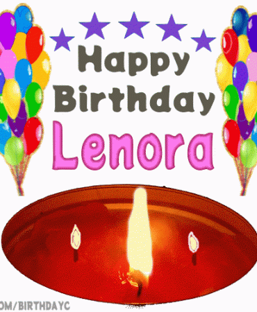 Happy Birthday Lenora gif