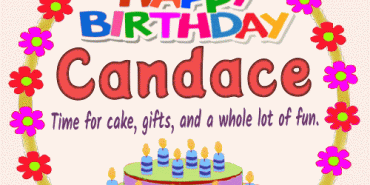 Happu Birthday Candace