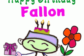 Happy Birthday Fallon gif image animation