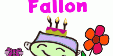 Happy Birthday Fallon gif image animation