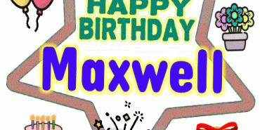 Happy Birthday Maxwell gif