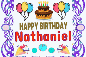 Happy Birthday Nathaniel gif