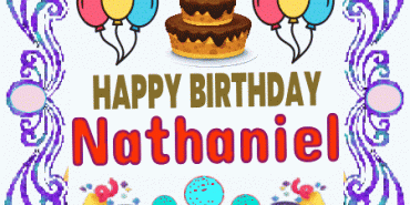 Happy Birthday Nathaniel gif