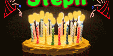 Happy birthday Steph gif