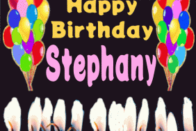 Happy Birthday Stephany Gif,