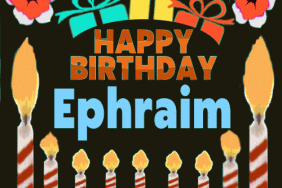 Happy Birthday Ephraim gif