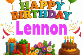 Happy Birthday Lennon Gif