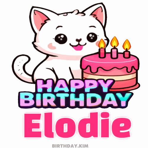 Happy Birthday Elodie GIF