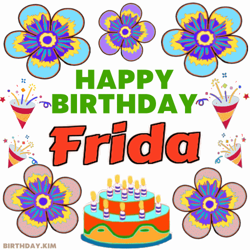 Happy Birthday Frida GIF