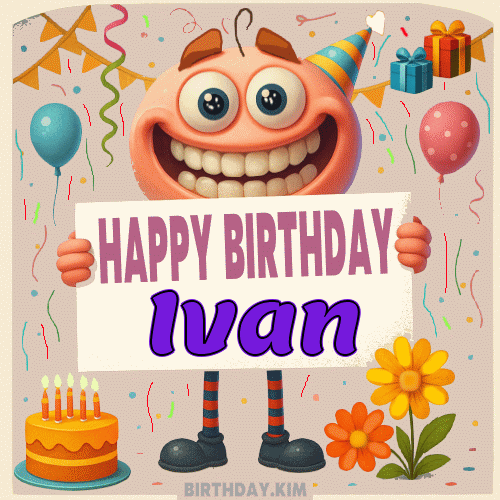 Happy Birthday Ivan Gif