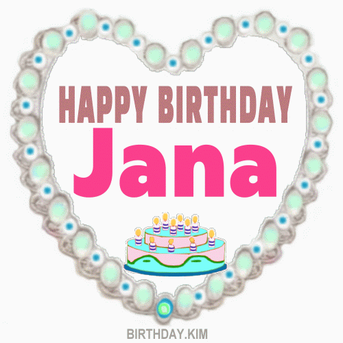 Happy Birthday Jana Gif