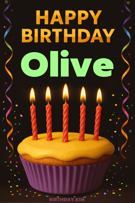 Happy Birthday Olive gif