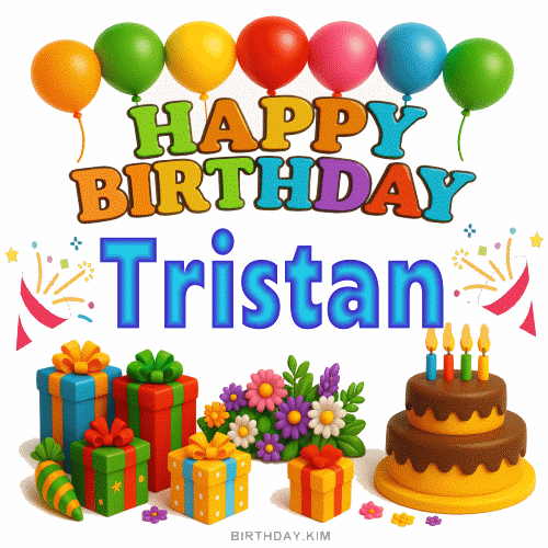 Happy Birthday Tritsan Gif
