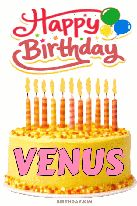 Happy Birthday Venus GIF