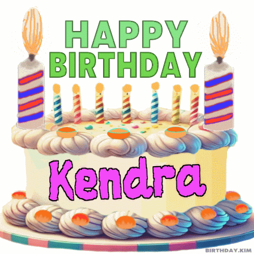 Happy Birthday Kendra GIF