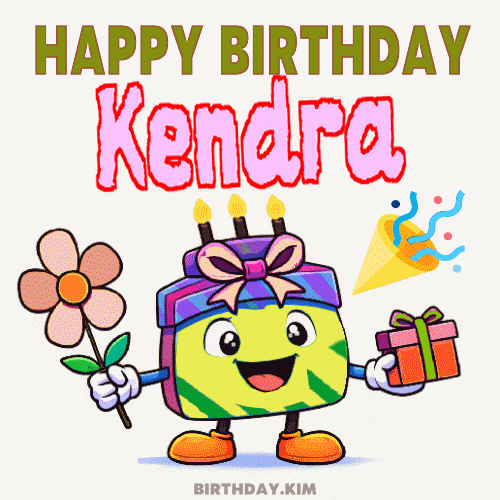 Happy Birthday Kendra GIF