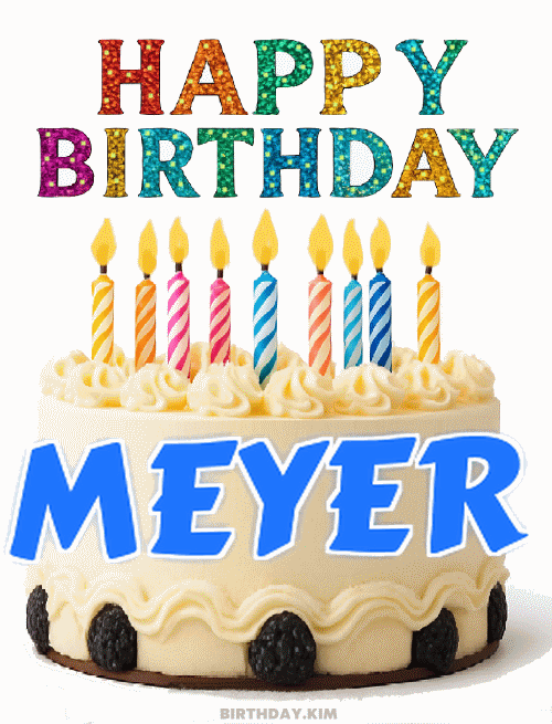 Happy Birthday Meyer GIF