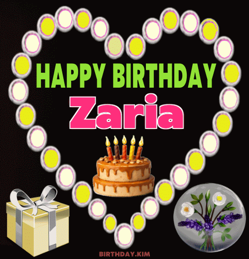 Happy Birthday Zaria GIF