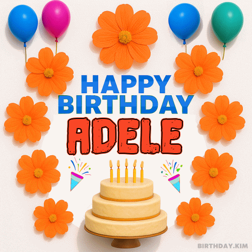 Happy Birthday Adele GIF