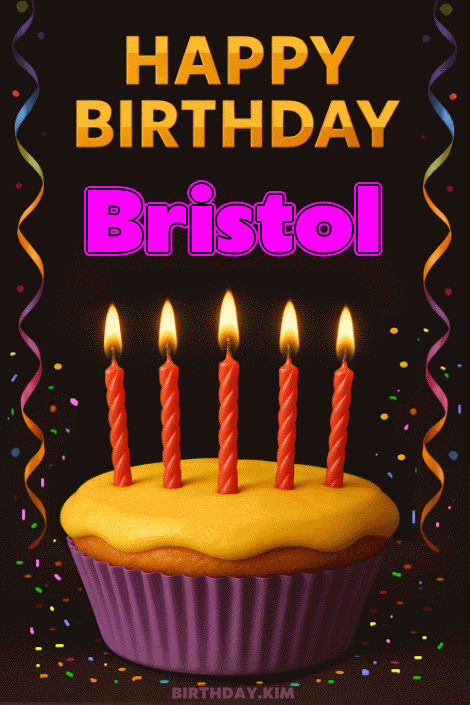 Happy Birthday Bristol Gif