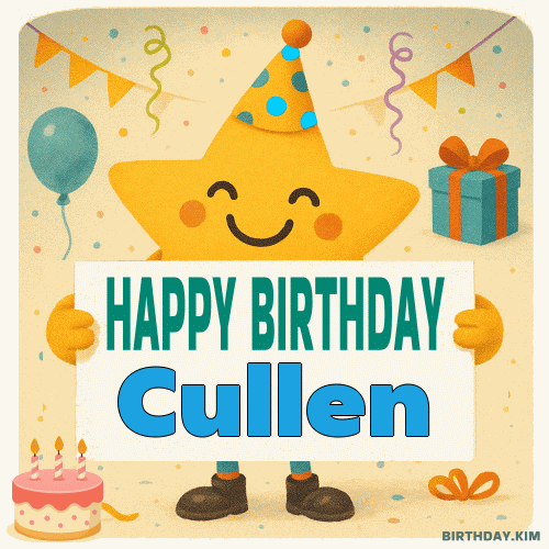 Happy Birthday Cullen GIF