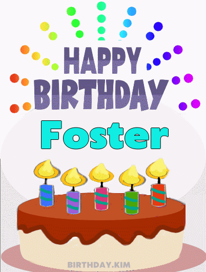 Happy Birthday Foster GIF