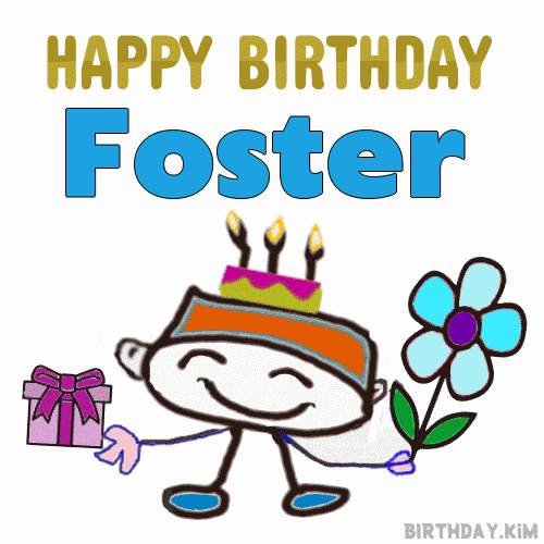 Happy Birthday Foster GIF