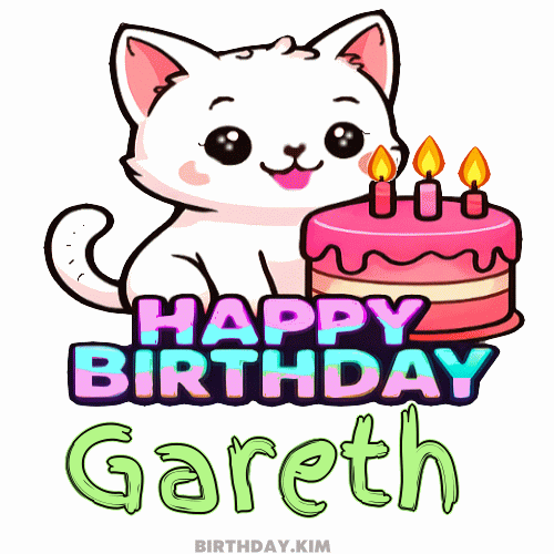 Happy Birthday Gareth GIF