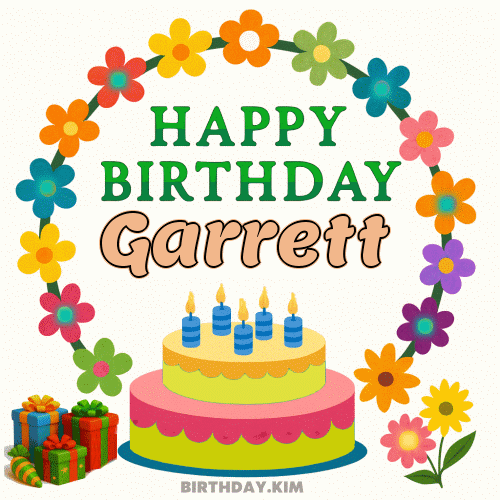 Happy Birthday Garrett GIF