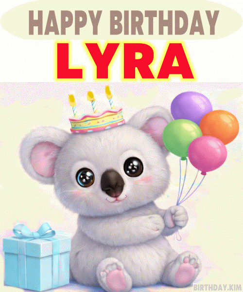 Happy Birthday Lyra gif