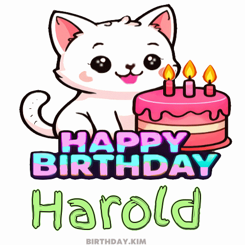 Happy Birthday Harold GIF