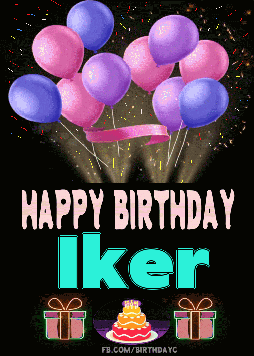 Happy Birthday Iker GIF