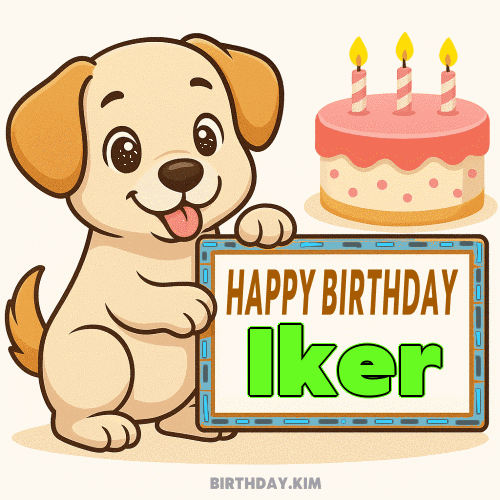 Happy Birthday Iker GIF