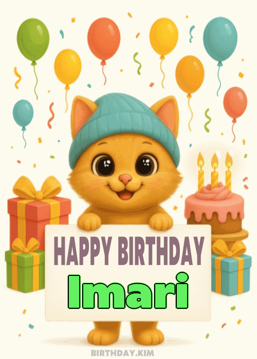 Happy Birthday Imari GIF