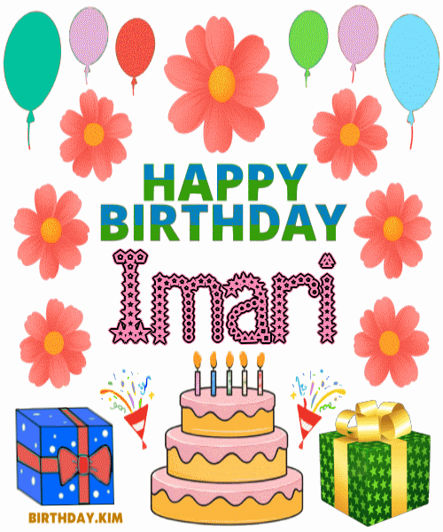 Happy Birthday Imari GIF
