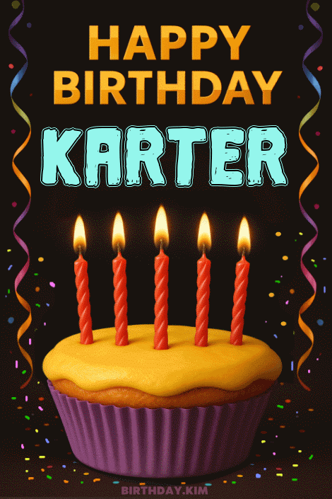 Happy Birthday Karter GIF