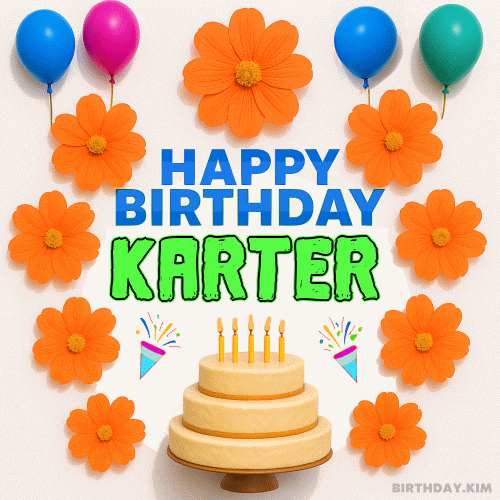 Happy Birthday Karter GIF
