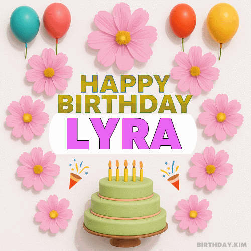 Happy Birthday Lyra GIF
