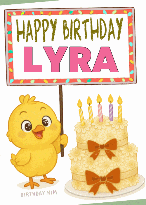 Happy Birthday Lyra GIF