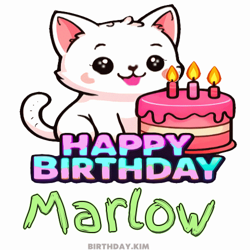 Happy Birthday Marlow GIF