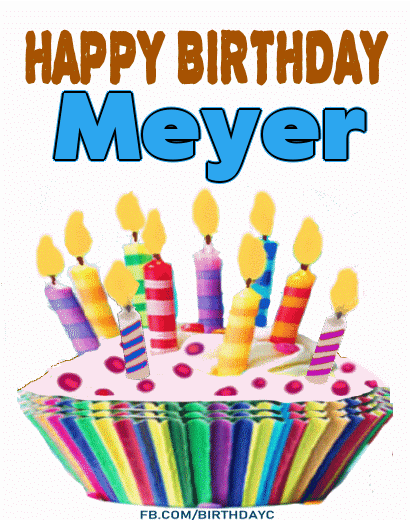 Happy Birthday Meyer GIF