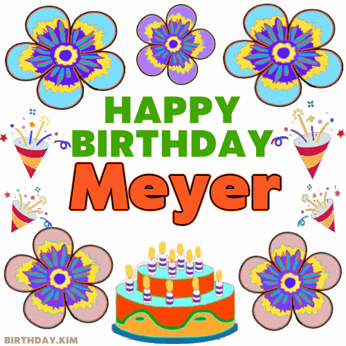 Happy Birthday Meyer GIF