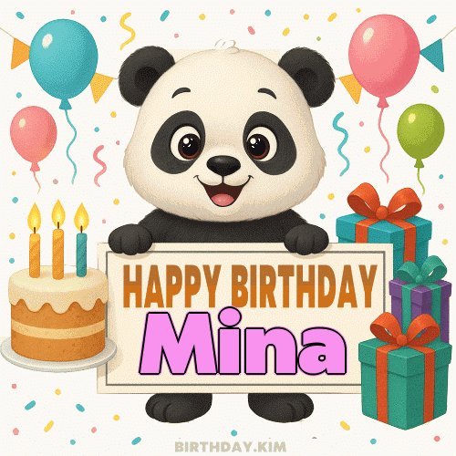 Happy Birthday Mina GIF
