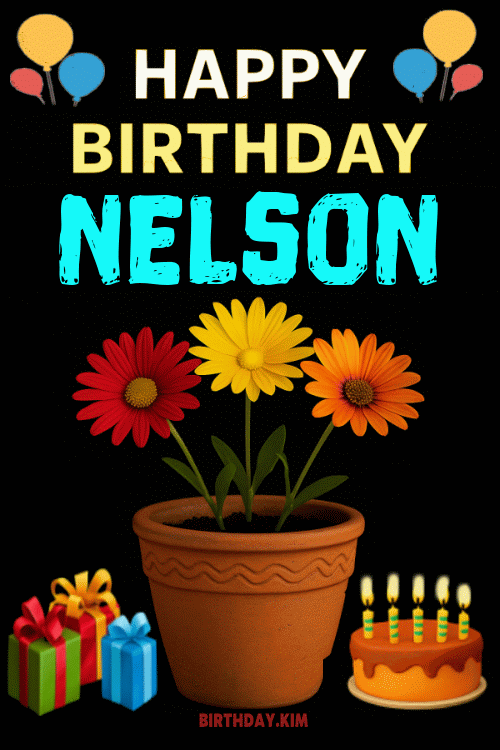 Happy Birthday Nelson GIF