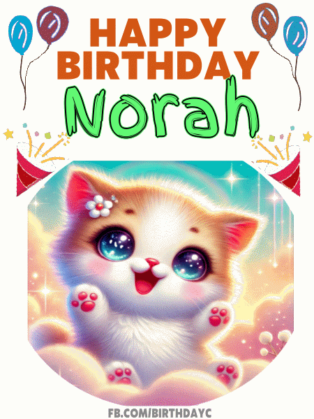 Happy Birthday Norah GIF